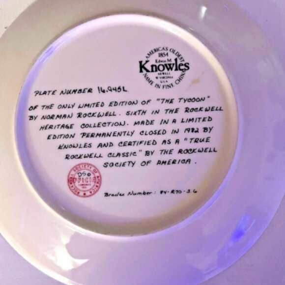 3 Vintage Norman Rockwell Collector Plate Knowles 1981–1984 Christmas Music Make - Picture 6 of 7